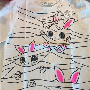 NWT Cute Bunny Long Sleeve Tee